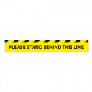 Social distancing floor graphic for retail and business