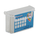 Business card holder with auto shut lid for outdoor use