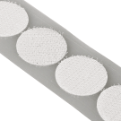 White Hook Fasteners with a 21mm diameter