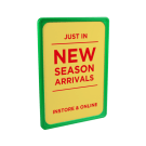 Showcard frame round corners - many colours available