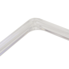 Clear showcard frame with round corners
