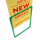 Plastic show card frames