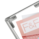 Silver Backless Budget Snap Frame aka cheap snap frames