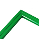 Plastic picture frames with square corners