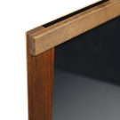 Wooden Framed Chalkboard made from dark oak stained wood