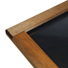Write directly onto the chalkboard or insert a poster