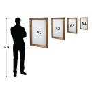 These chalkboard frames come in a wide range of sizes