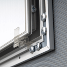 Lockable Poster Case close 