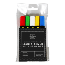 Thin liquid chalk pens in assorted colours