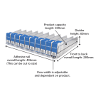 Dimensions of our shelf kits