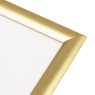 Gold snap frame close up