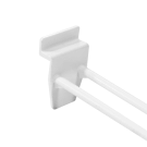 Merchandising hook that slots into your slatwall panels
