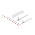 Each kit comes with guide rails, dividers and t-rails