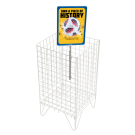 Basket showcard holder frame