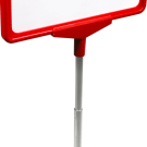Poster Stand with Coloured Base to display showcards