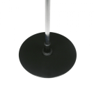 Large showcard stand with heavy metal base