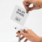 Adjustable bus stop stand