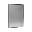 Aluminium sign holder frame for portrait or landscape use