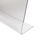 Styrene poster holder for countertop display