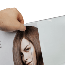 Poster holder made with budget styrene