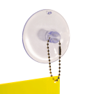 Suction Hangers x 100 - use a suction cup with holes for hanging signs