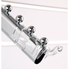 Swan Neck Oval Tube Fixing for retail clothes rails