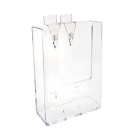 Pair of styrene Slat Wall Clips (dispensers supplied separately)