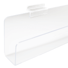 Acrylic slatwall display rack