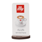 Forecourt printed pavement signs with custom branded panels