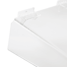 Reinforced Slatwall Shelving with Side Supports