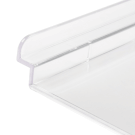 Acrylic Slatwall Shoe Shelf