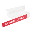 Slatwall Shelf with Ticket Holder