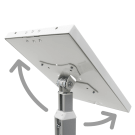 The stand can swivel to your desired viewing angle
