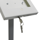 Comes with a lock to keep your tablets secure