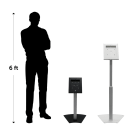 Adjustable Tablet Holder with height from 70cm - 110cm