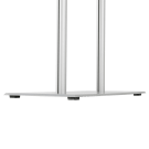 The lectern stands have rubber feet to resist slipping