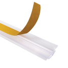 Clear Plastic H Channel with self adhesive backing