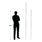 Twin slot uprights available in two sizes