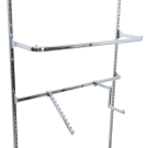 Uprights can be customised with accessories (supplied separately)