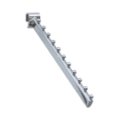 Sloping waterfall arm makes an ideal twinslot clothes rail