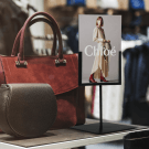 Use a poster display stand in retail POS displays