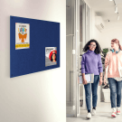 Fire retardant notice boards ideal for schools