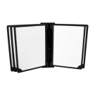 Black Poster Flip Display Book for wall mounting