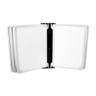 White Wall Mounted Multi Poster Display File