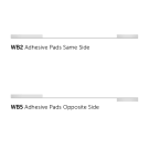 Self adhesive wobbler strip options