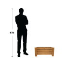 Retail display bins size comparison