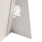 The struts allow for freestanding displays on countertops
