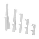 Showcard struts for freestanding or hanging showcards