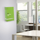 A4 leaflet holder wall mounted