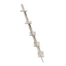 Leaning ladder shelf, ideal for retail displays